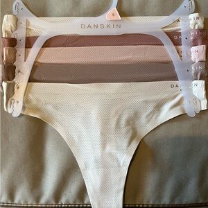 DANSKIN Thong Panties (5pk) Size Small